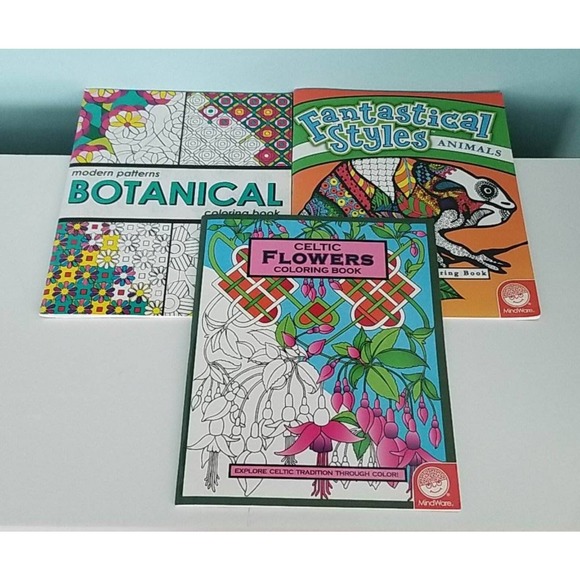 Set of 3 MindWare Coloring Books - Never Used - Picture 1 of 5